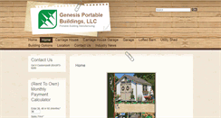 Desktop Screenshot of genesisportablebuilding.com